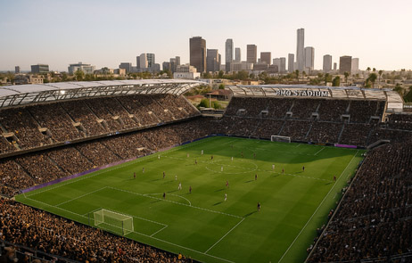 LAFC 선수 명단 변화 후, BMO 스타디움의 홈경기 모습. 팀 전력 강화로 급상승 중인 MLS 리그 순위를 분석한 포스팅 썸네일 이미지