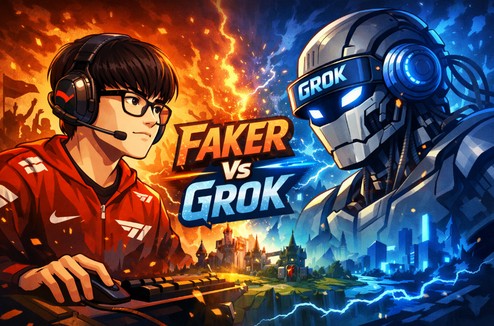 페이커 AI 대결, 그록 vs T1 경기일정은?